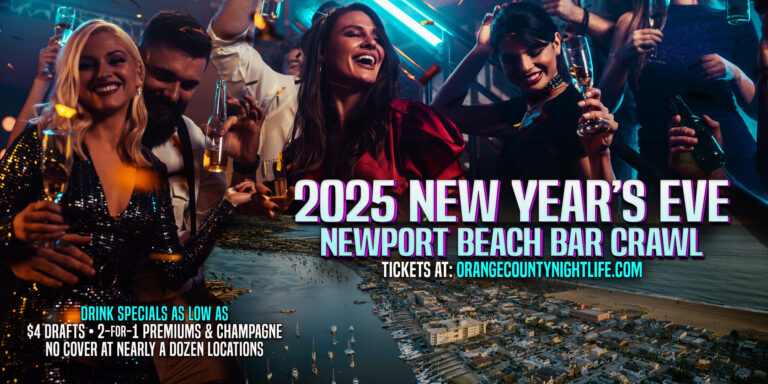 OC New Year's Eve Party 2025 | Newport Beach Bar Crawl