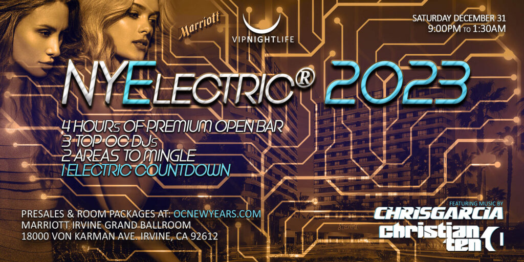 OC New Year's Eve Countdown Party | NYElectric 2023