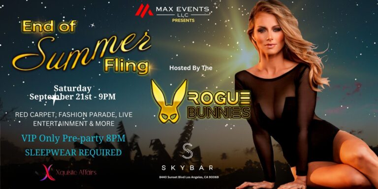 Rogue Bunnies End of Summer Fling Party