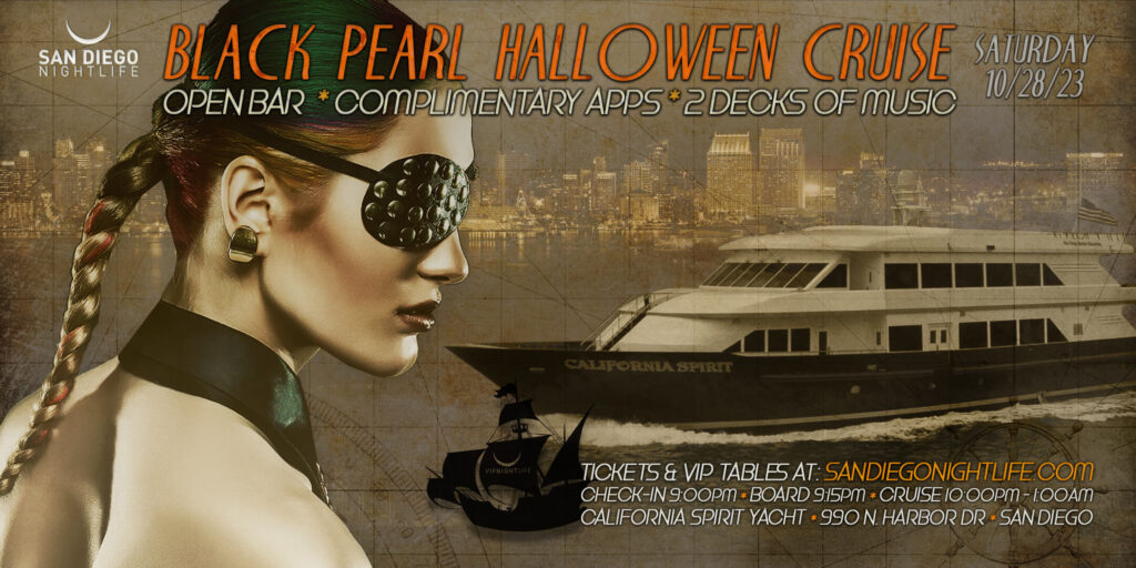 Black Pearl Halloween Yacht Party San Diego