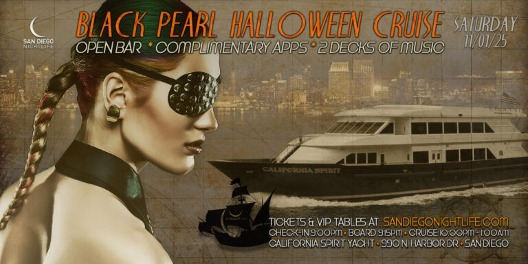 Black Pearl San Diego Halloween Weekend Party Cruise