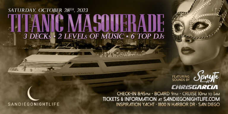 Pier Pressure San Diego Halloween Cruise - 11th Annual Titanic Masquerade