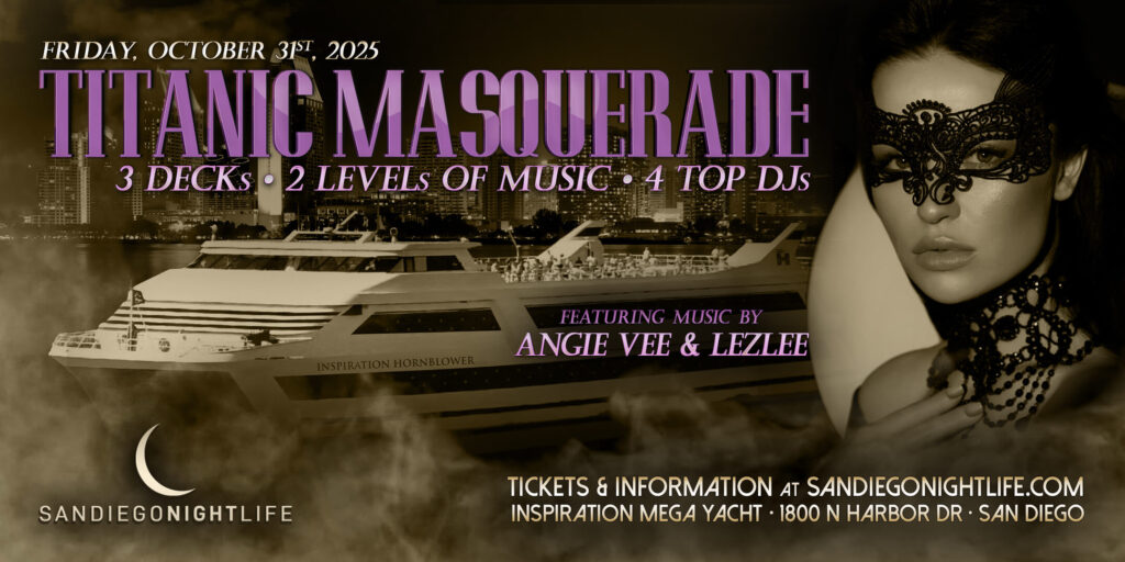 Pier Pressure San Diego Halloween Cruise | 12th Annual Titanic Masquerade