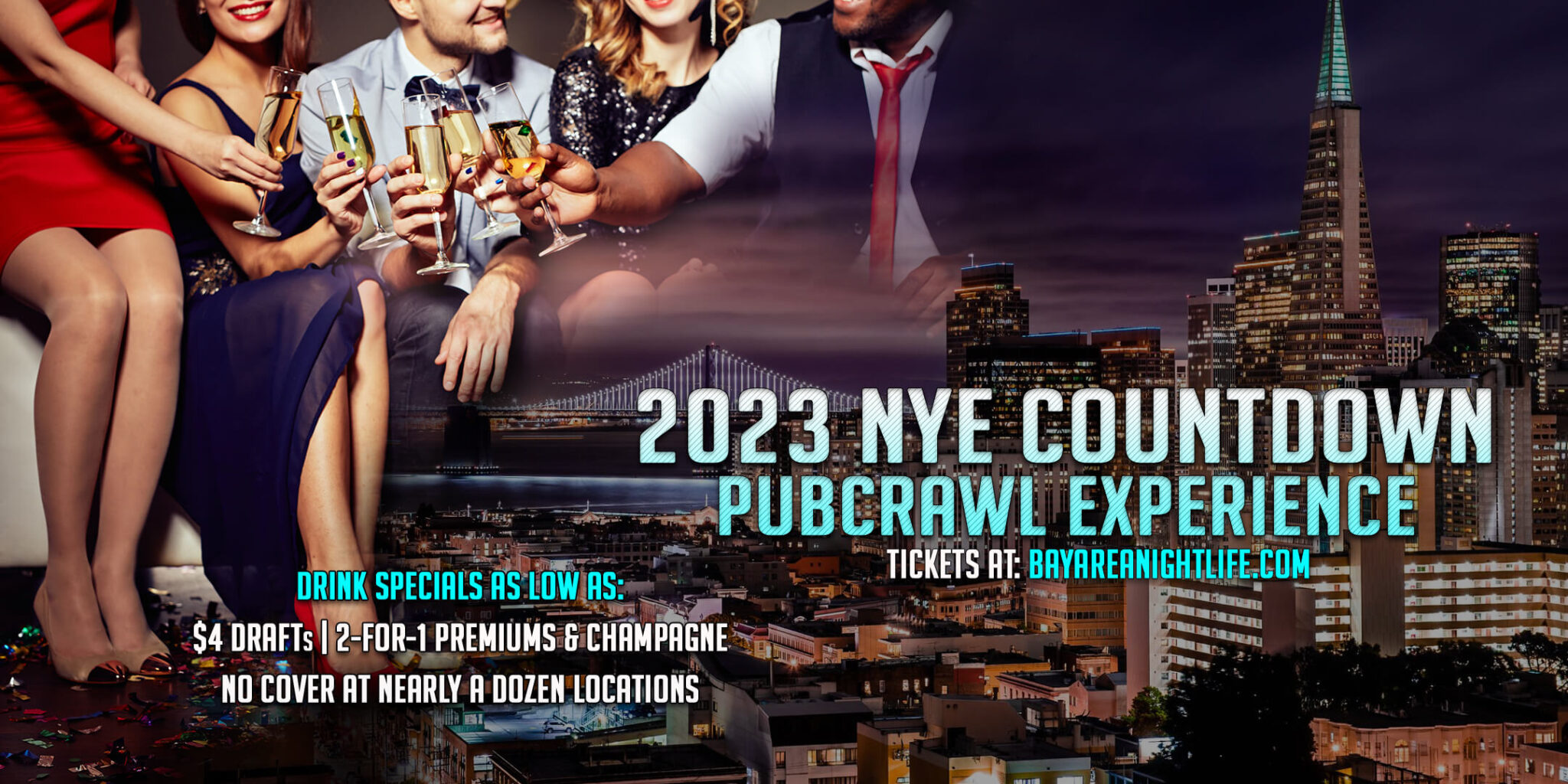 2023 San Francisco New Year&#039;s Eve Party | Gatsby&#039;s House - VIP Nightlife