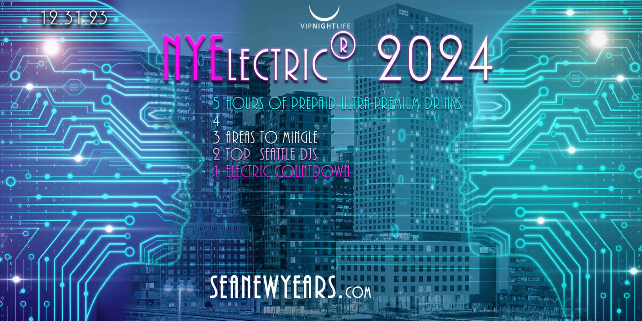 Seattle New Years Eve Party 2024 Gatsby's Penthouse VIP Nightlife