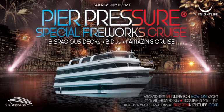 Pier Pressure® Saturday Nights - Boston Fireworks Cruise