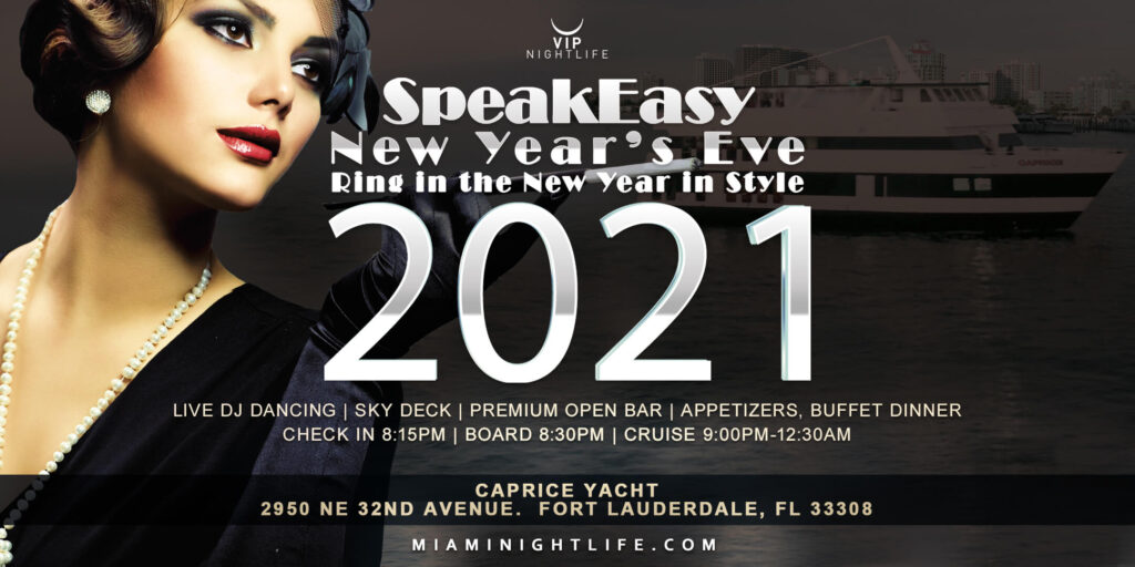 Speakeasy Fort Lauderdale Cruise NYE 2021