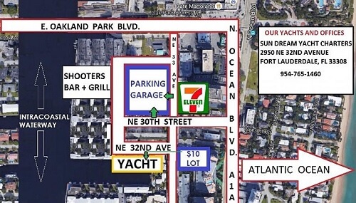 Speakeasy Fort Lauderdale Caprice Yacht Parking Map