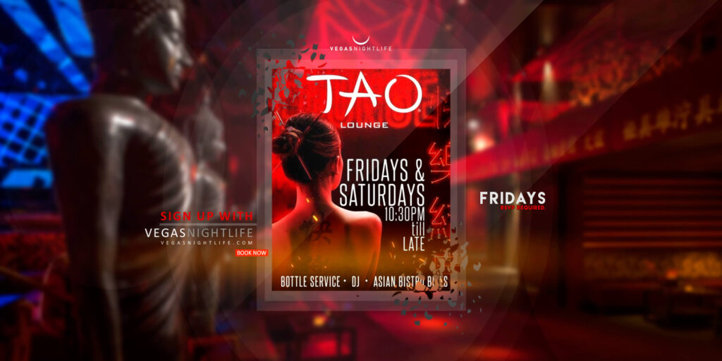 TAO Lounge Friday Las Vegas