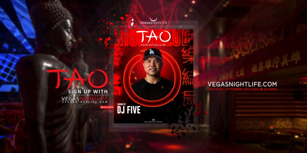 TAO Nightclub Las Vegas Saturday | DJ Five