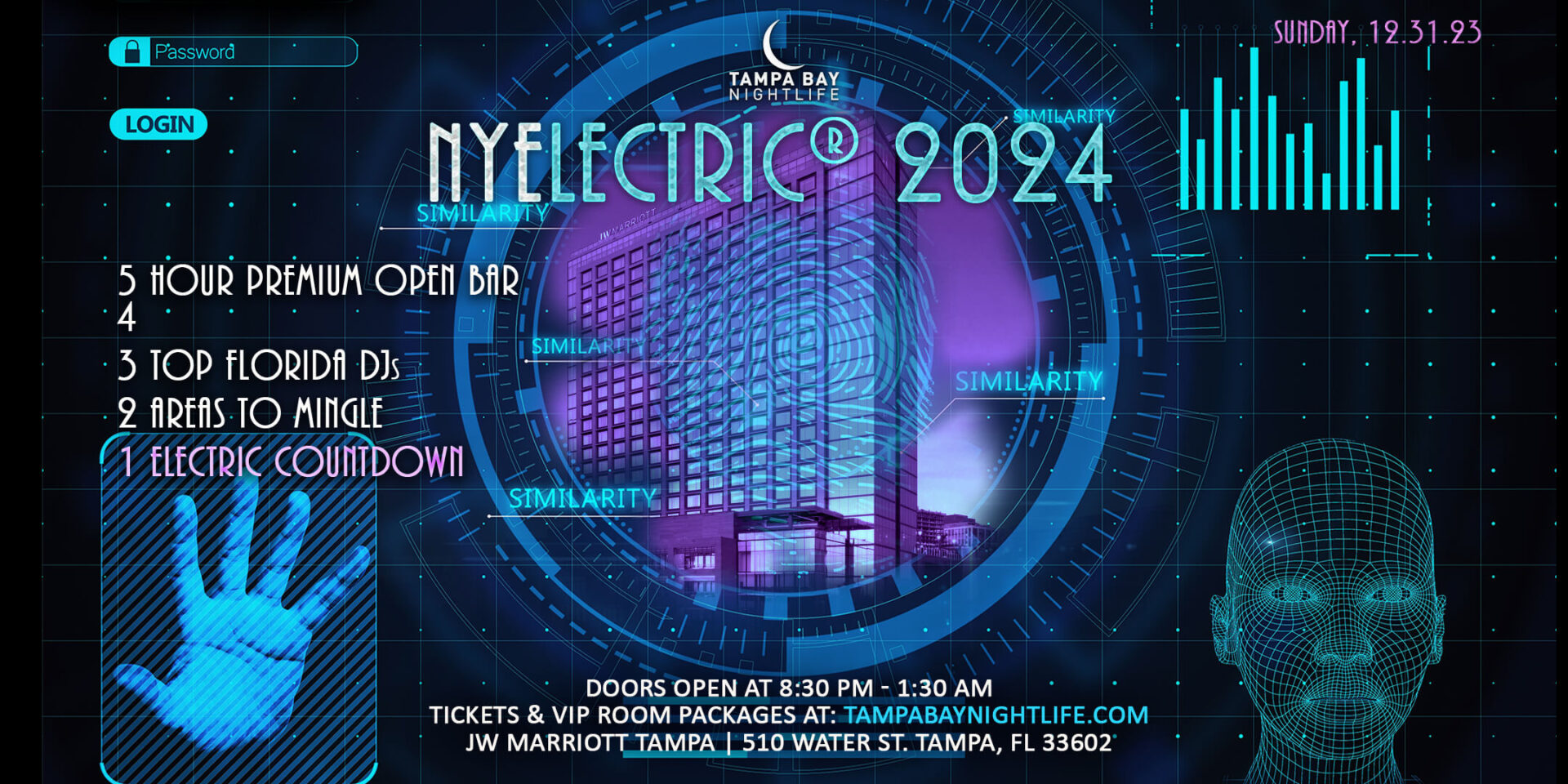 Tampa New Year's Eve Party Countdown NYElectric® 2024 VIP Nightlife