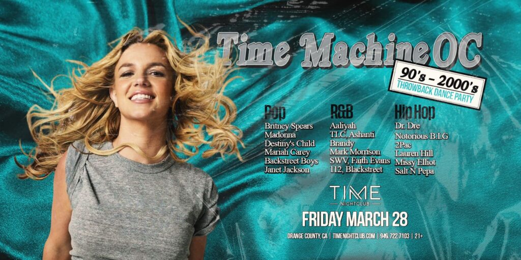 Time Machine: 90s - 2000s Throwback Dance Party at TIME Nightclub