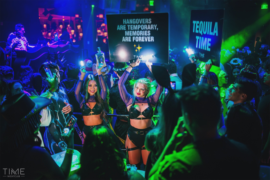 Time Nightclub Orange County Halloween night party