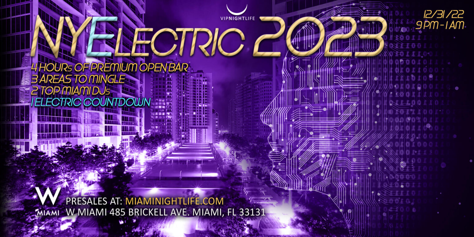 2023 W Hotel Miami New Year's Eve Party VIP Nightlife