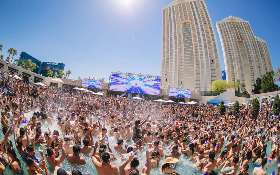 Get the party started at the MGM Grand Las Vegas Pool!, MGM Grand Las  Vegas Pool