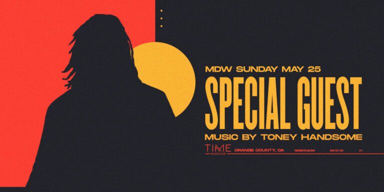 Special Guest: Music by Toney Handsome at TIME Nightclub