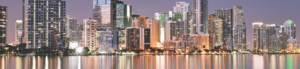 Miami Night Skyline