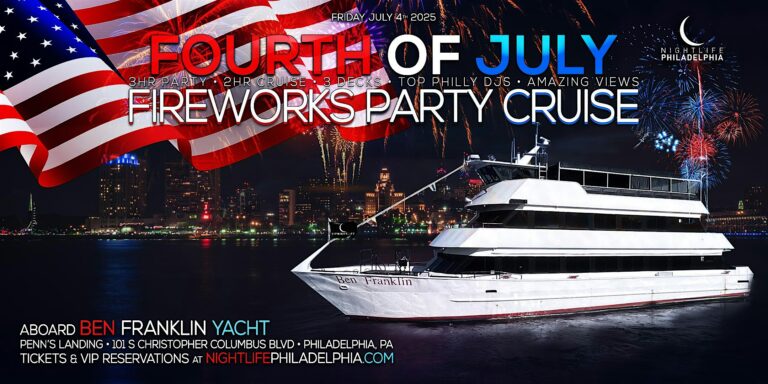 Philadelphia July Fourth Fireworks Party Cruise