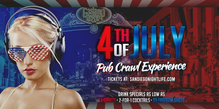 San Diego Pre 4th of July Pub Crawl Party