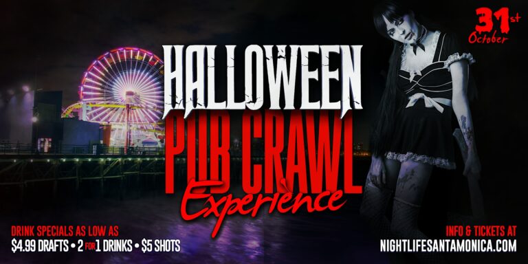 Santa Monica Halloween Night Pub Crawl Party