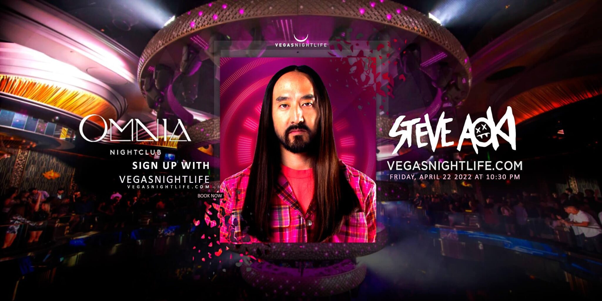 Steve Aoki | Omnia Nightclub Las Vegas Friday - VIP Nightlife
