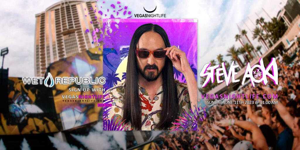 Steve Aoki | Wet Republic | Vegas Pool Party Sunday