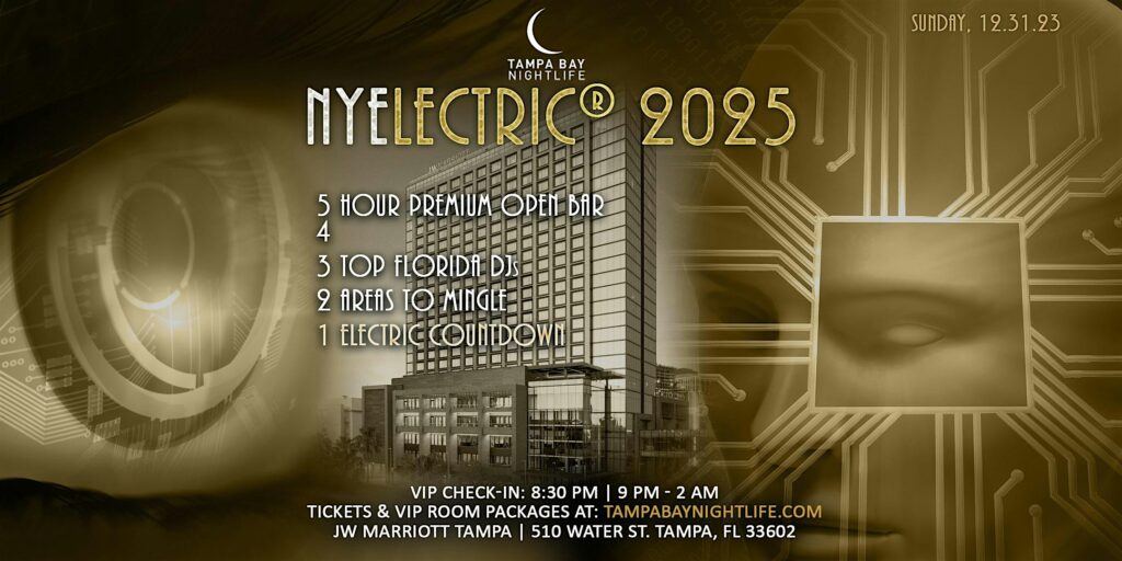 Tampa New Year's Eve Party Countdown - NYElectric® 2025