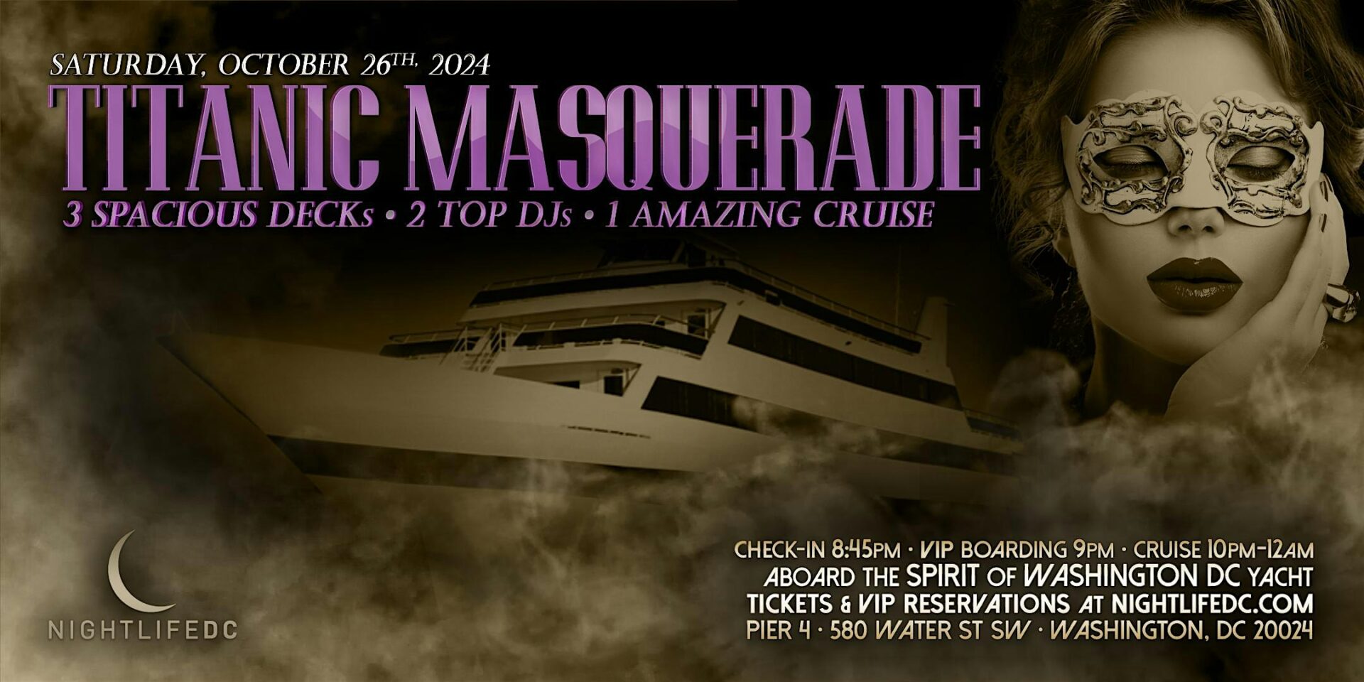 halloween yacht party dc