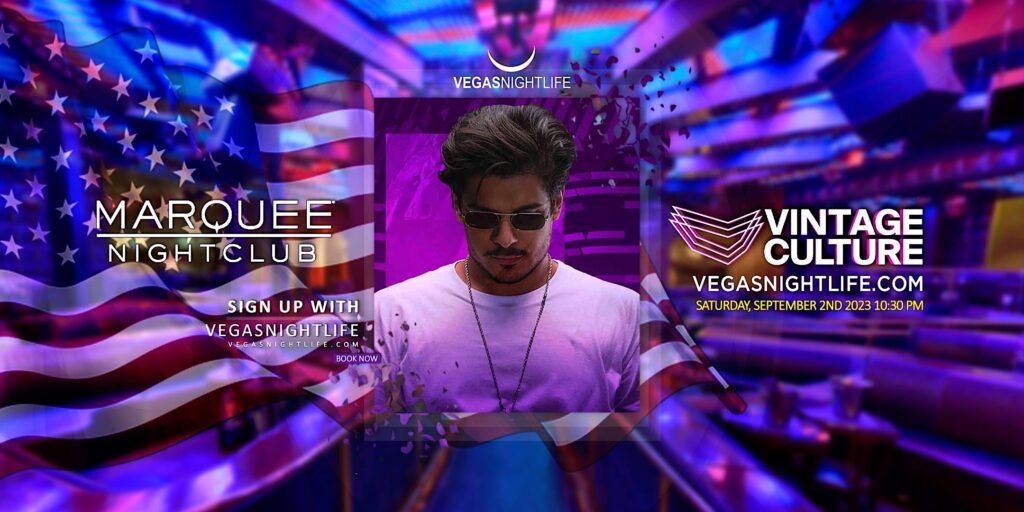 Vintage Culture | Labor Day Saturday | Marquee Nightclub