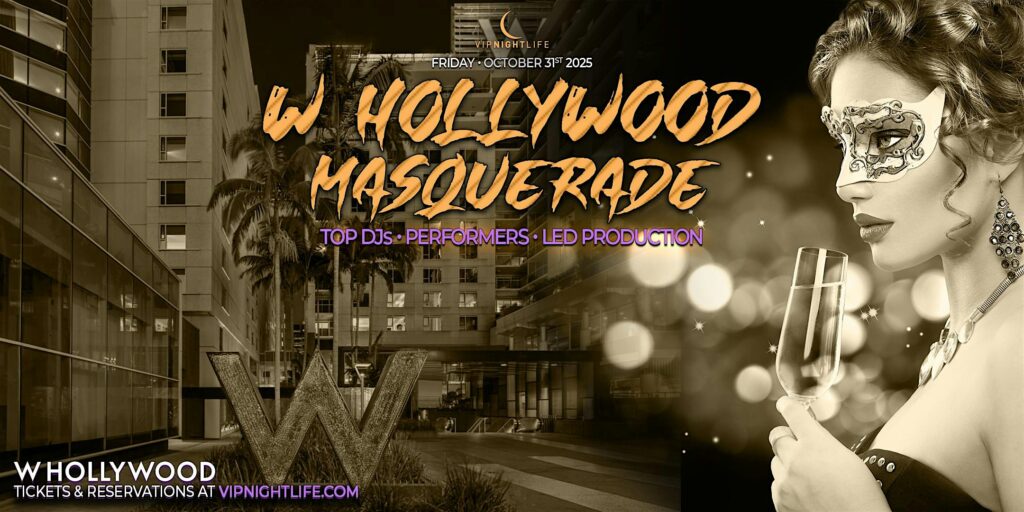 W Hollywood | LA Halloween Masquerade Party
