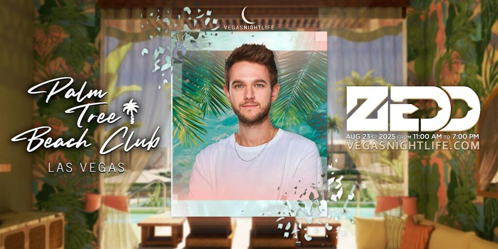 Zedd | Vegas Pool Party Saturday | Palm Tree Beach Club
