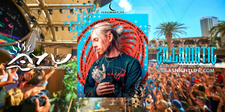 Zillamatic | Memorial Day Weekend Pool Party Las Vegas | AYU Dayclub